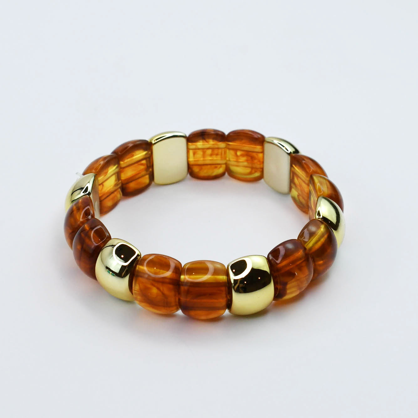 colorful gemstone jewelry, beaded fashion bracelet, gold or silver tone accessory, handcrafted beaded piece, trendy boho chic jewelry, vibrant statement wristwear, artisan handmade design, everyday stackable accessory, fashion jewelry for women, premium jewelry gift idea, boutique style wristwear, elevated modern jewelry