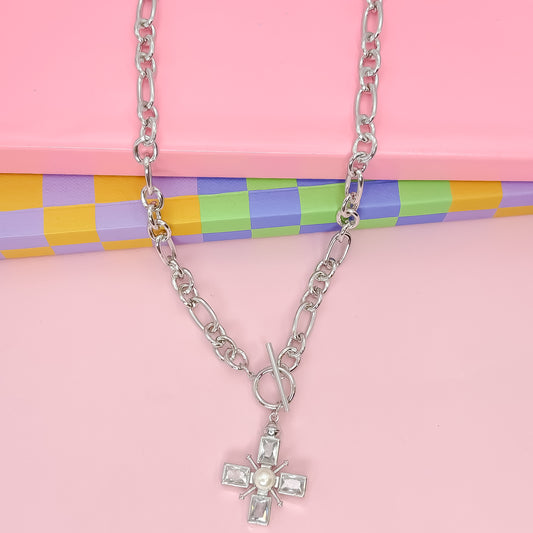 Divine Light Silver Necklace