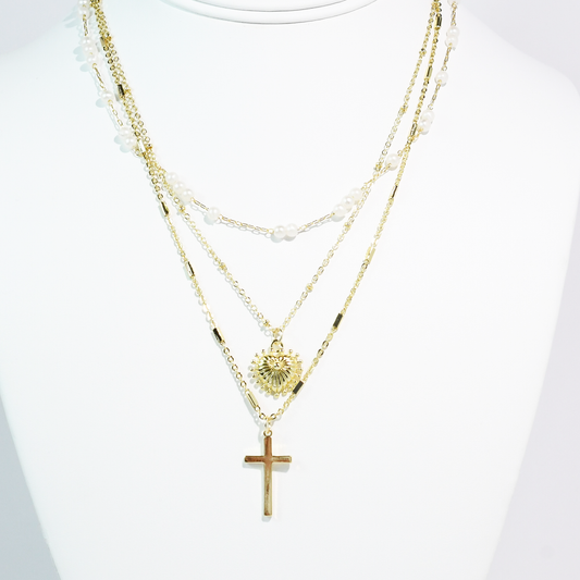 Faithful Love Gold Necklace