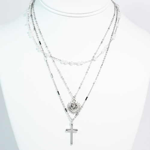 Faithful Love Silver Necklace