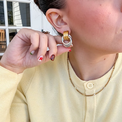 Vintage Mix Metals Stud