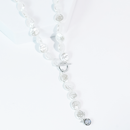 Gilded Grace Silver Necklace