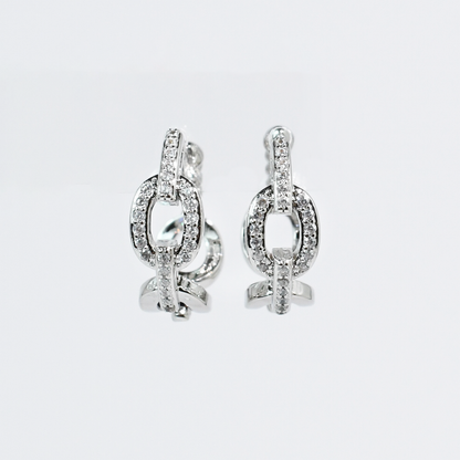 Glitz Huggies Silver