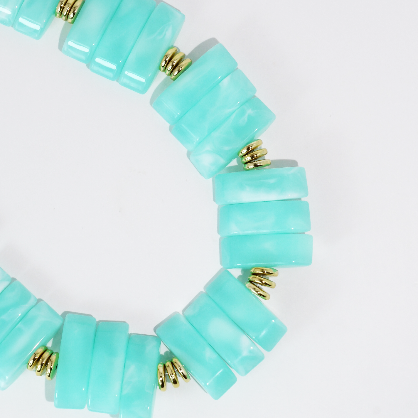 Glow Stone Mint Necklace