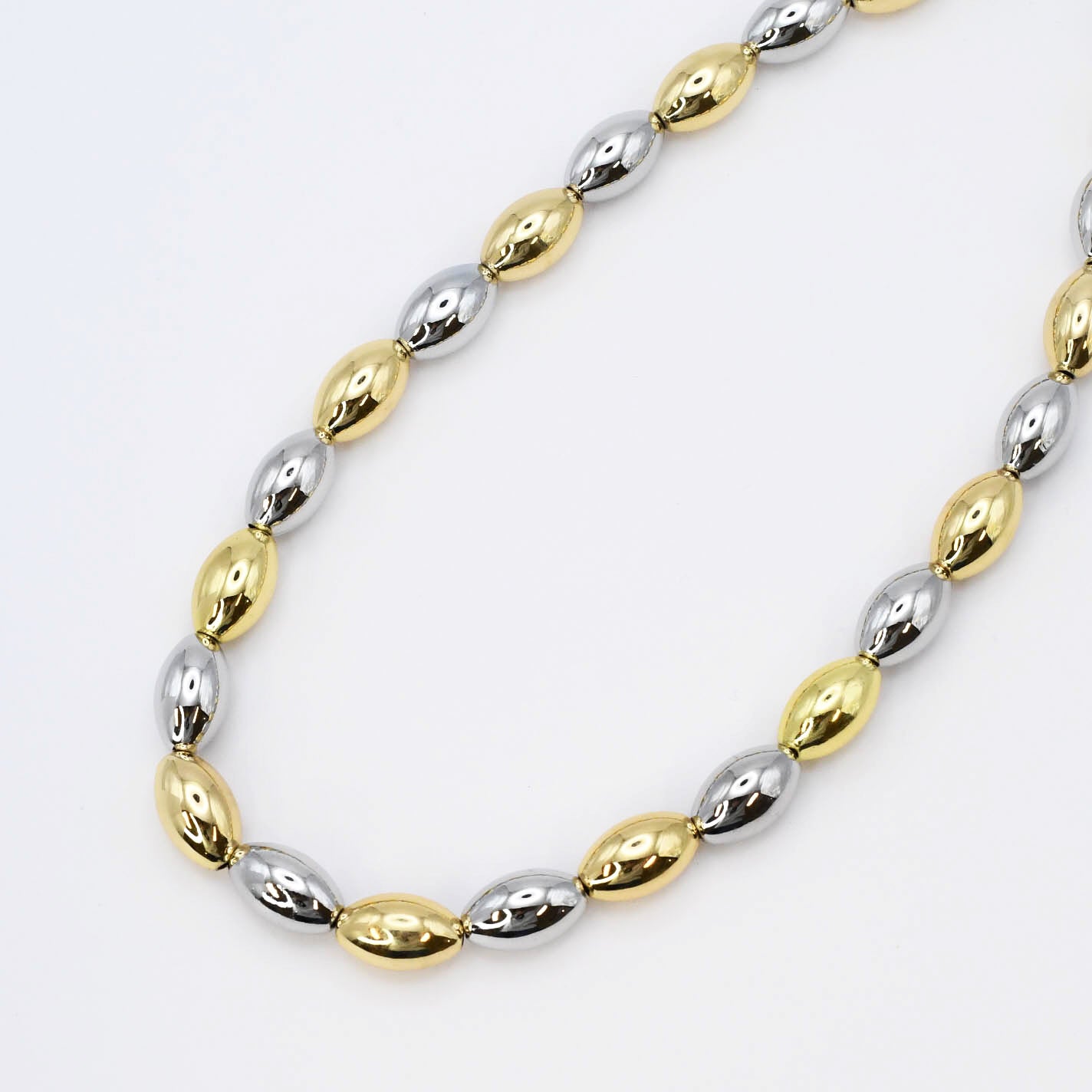 Gold/Silver Pepitas Necklace M20