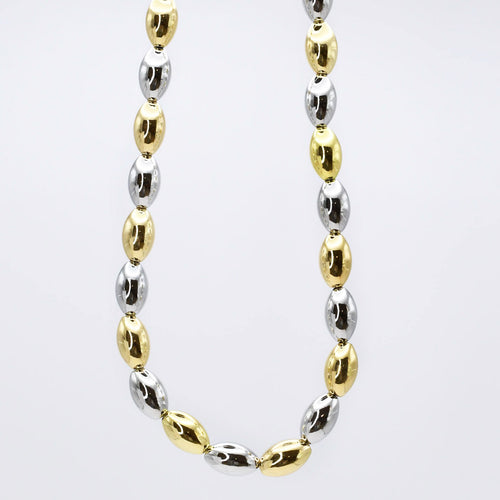 Gold/Silver Pepitas Necklace M20