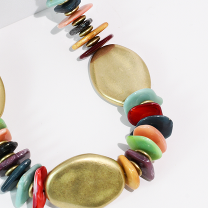 Golden Confetti Necklace