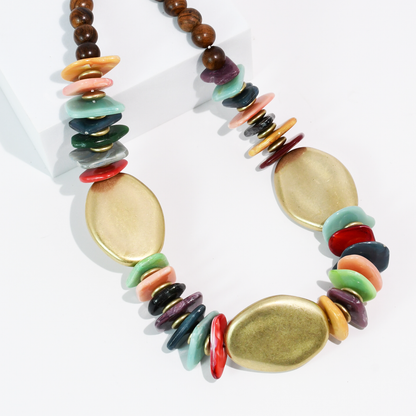Golden Confetti Necklace
