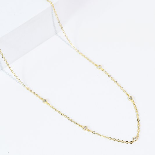 Goldie Crystal Necklace