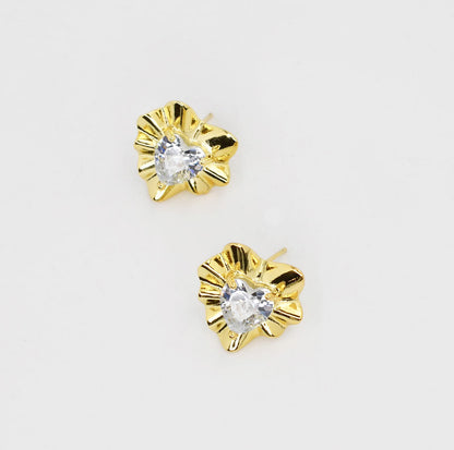 Heart Foil Stud