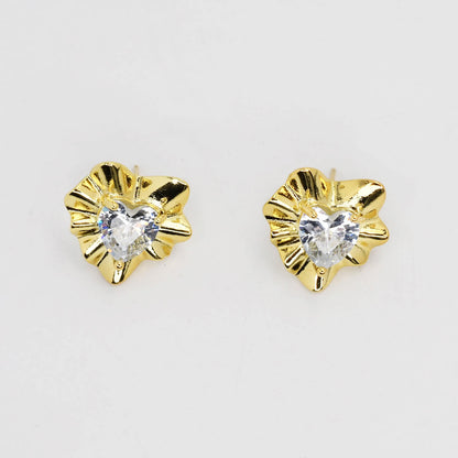 Heart Foil Stud