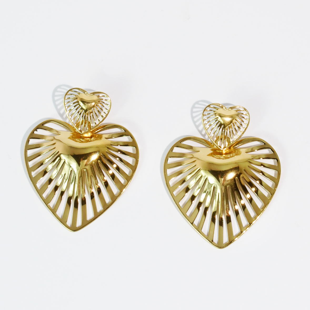 Heart Of Gold Earring