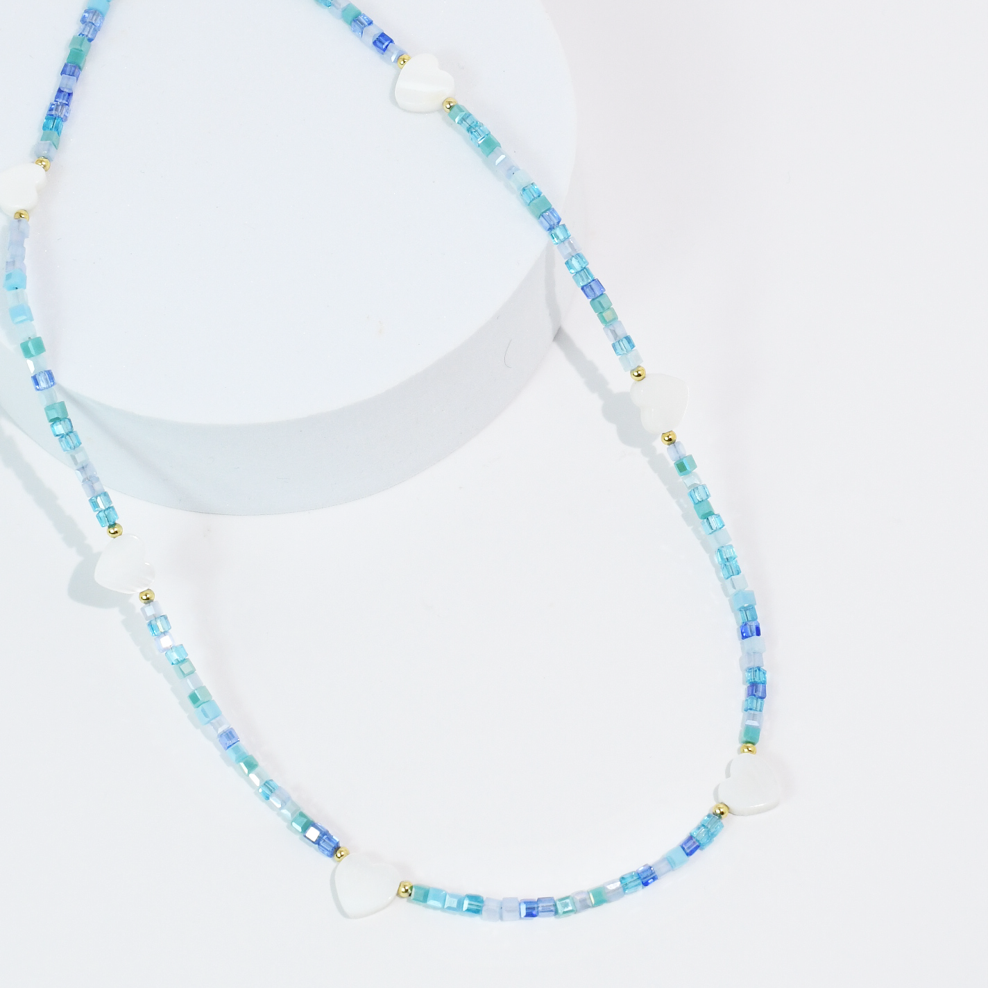 Heart Parade Beaded Necklace