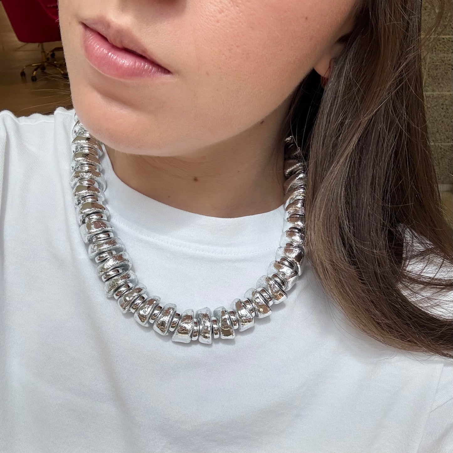 Liquid Silver Necklace