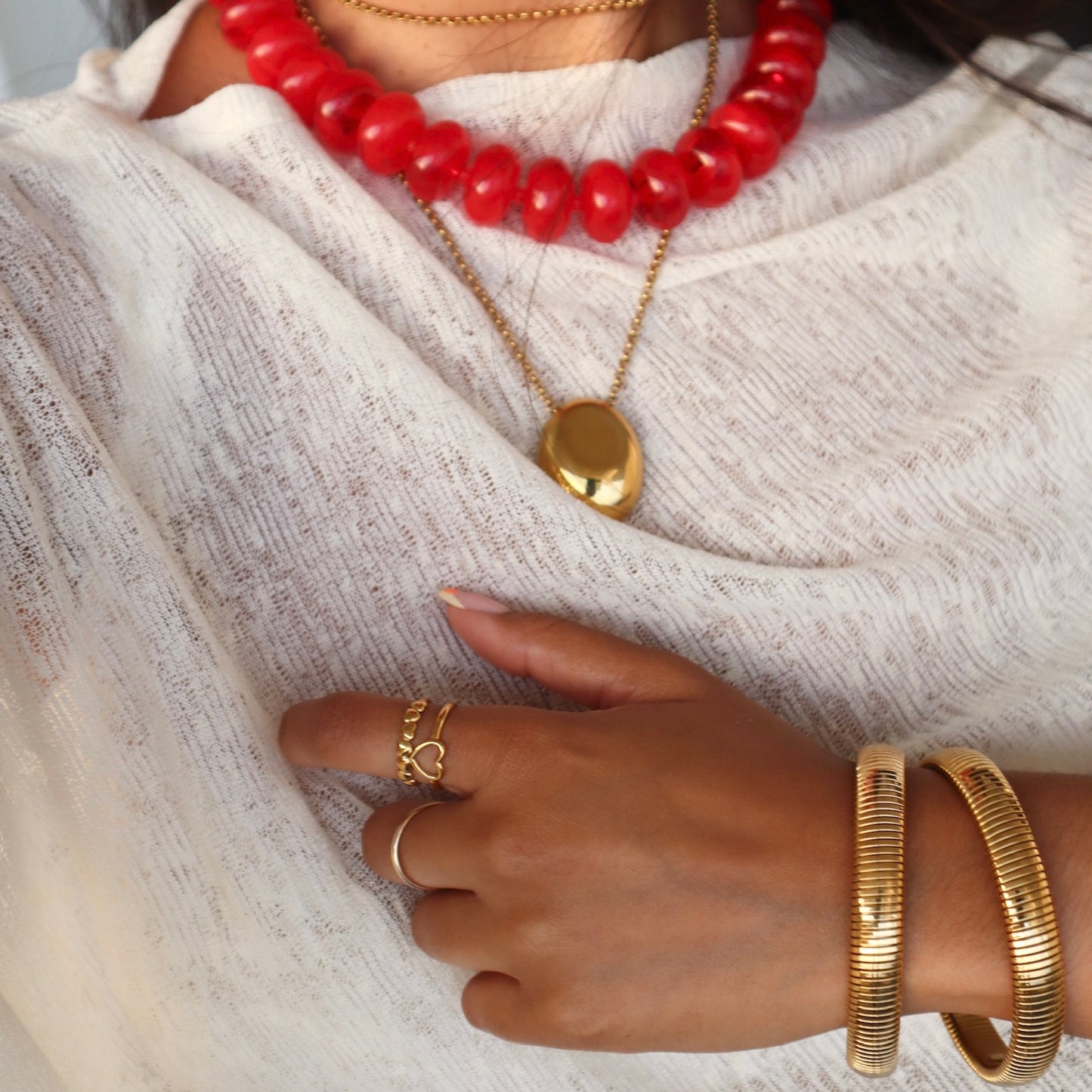Double Heart Ring