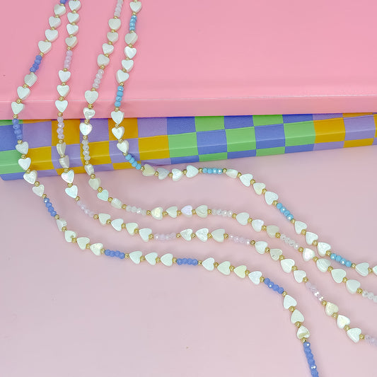 Candy Hearts Strand Necklace