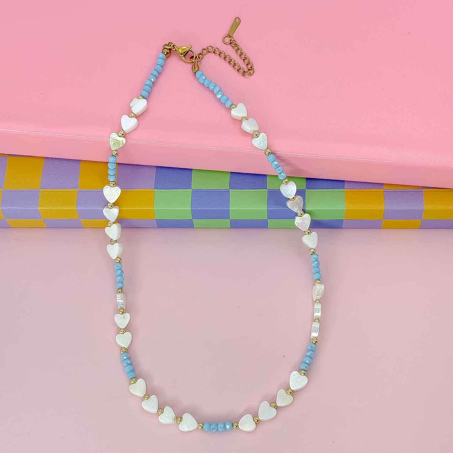 Candy Hearts Strand Necklace
