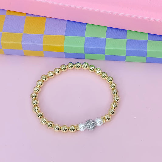 Never Boring Beaded Bracelet