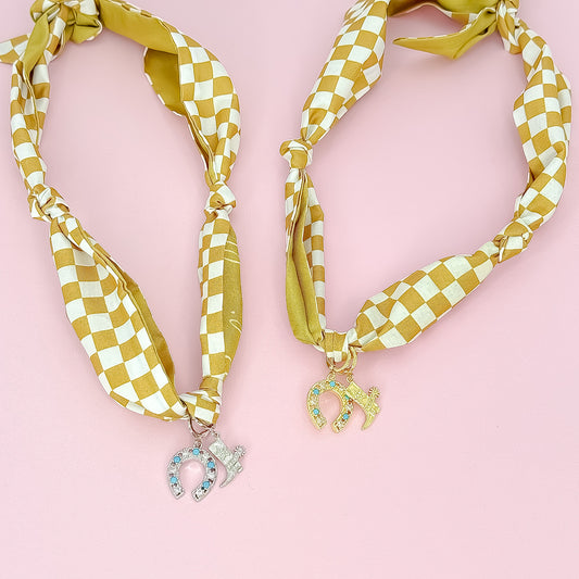 Yeehaw Lucky Scarf Necklace