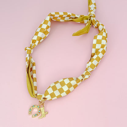 Yeehaw Lucky Scarf Necklace