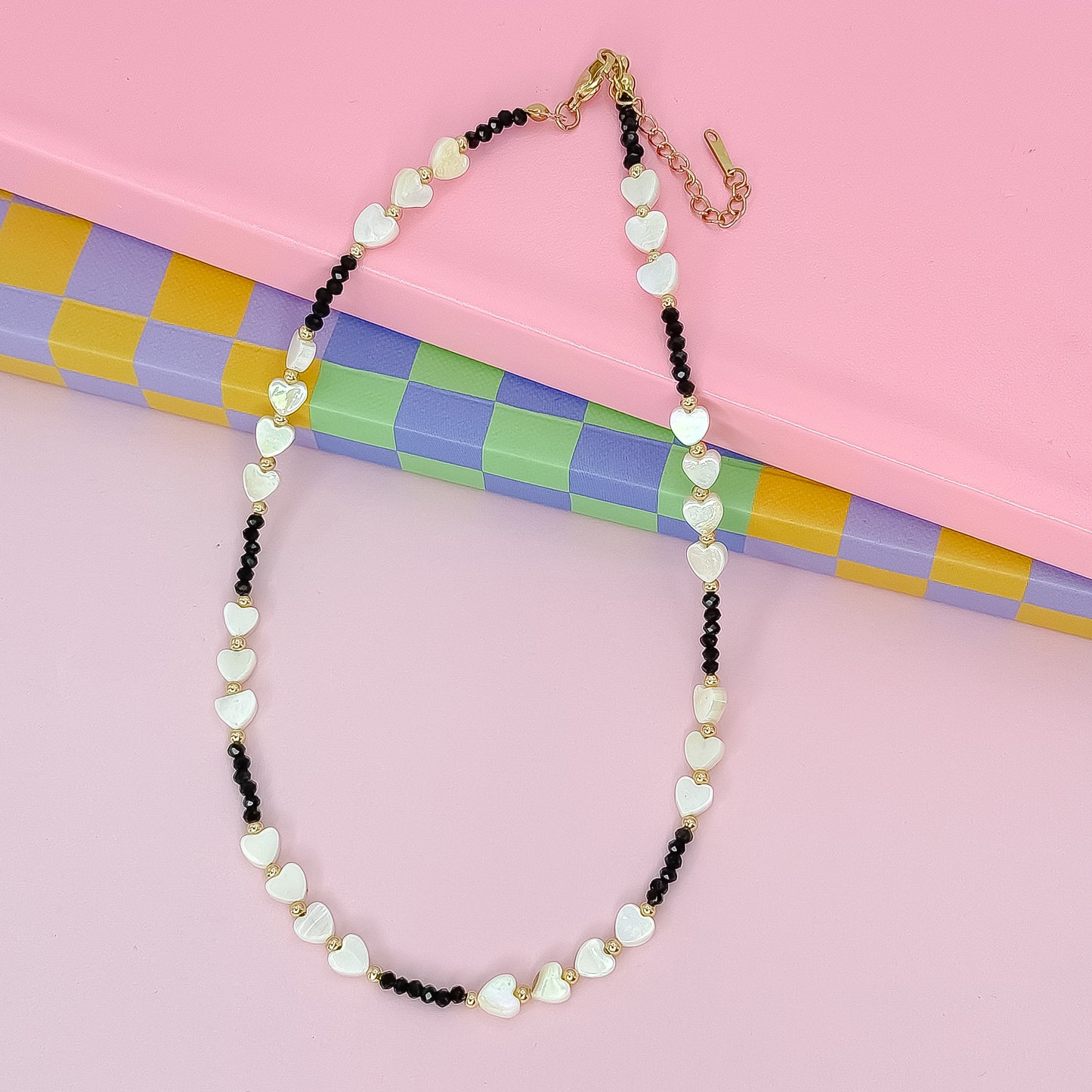 Candy Hearts Strand Necklace