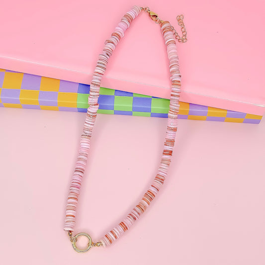 Cotton Candy Gemstone Necklace