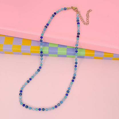 Candy Bead Dainty Gemstone Necklace
