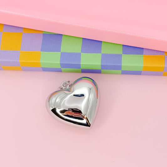Big Love Energy Silver Charm