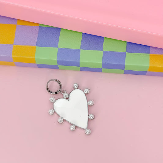 Pearl Crush Silver Charm CH-94