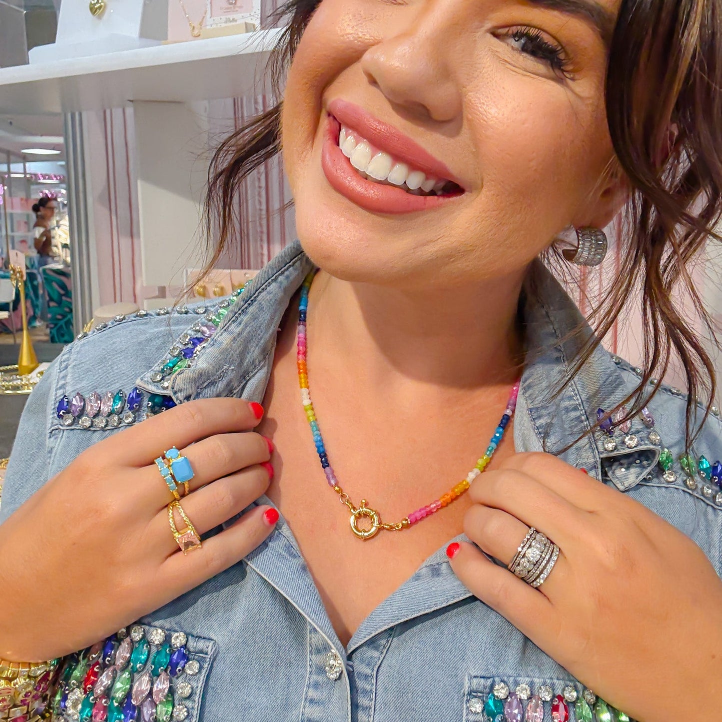 Rainbow Magic Dainty Gemstone
