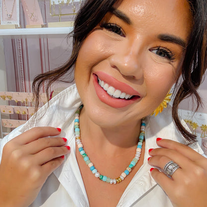 Dreamy Girl Gemstone Necklace