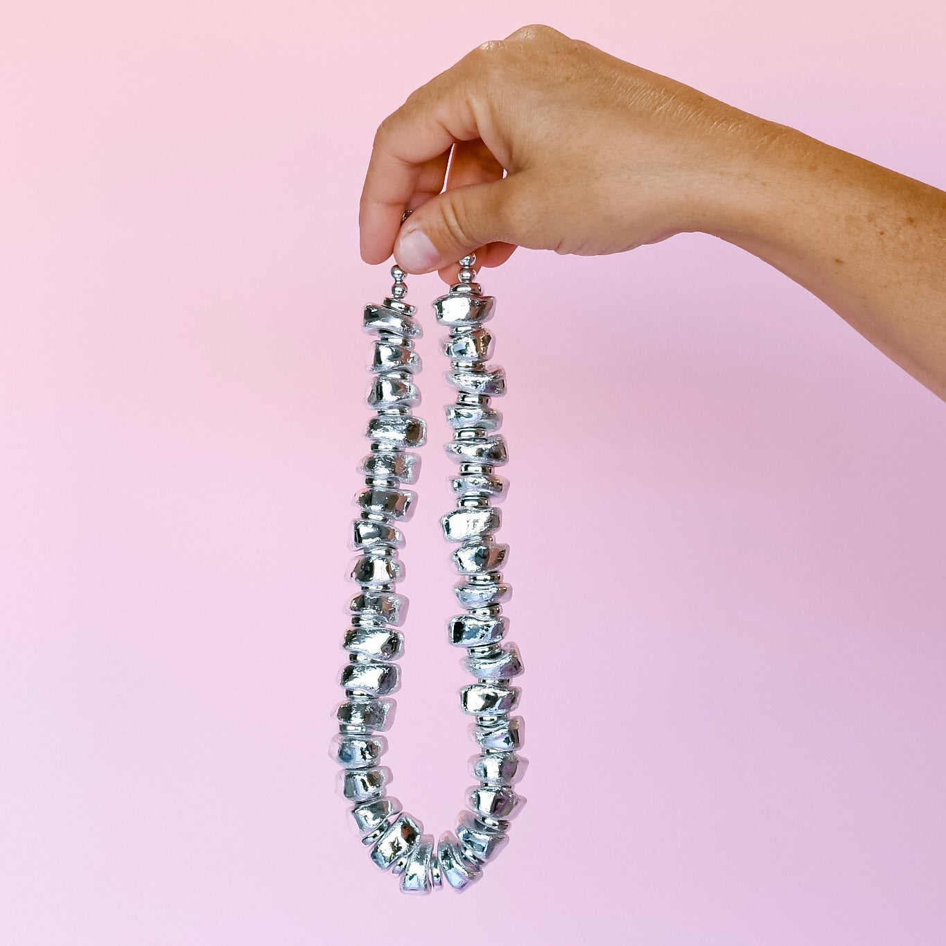 Liquid Silver Necklace