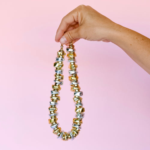 Liquid Mix Metal Necklace