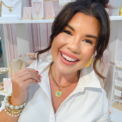 Desert Glow Turquoise Necklace