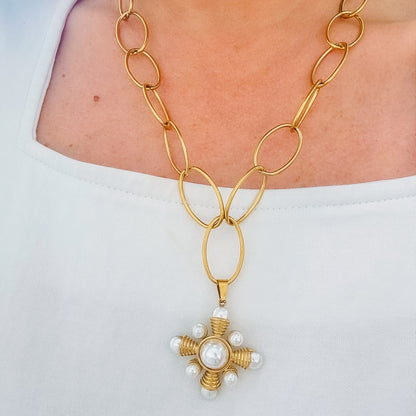 Sitting Pretty Gold Necklace