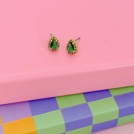 Emerald Drop Earrings