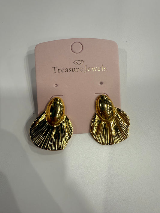 Golden Fanfare Earrings