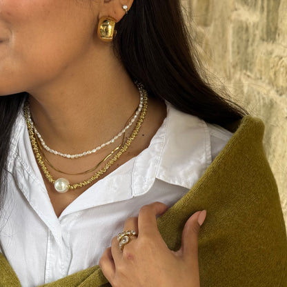 Double Baby Pearl  Necklace