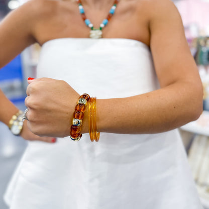 Pretty Comes Easy Three Piece Bracelet Set