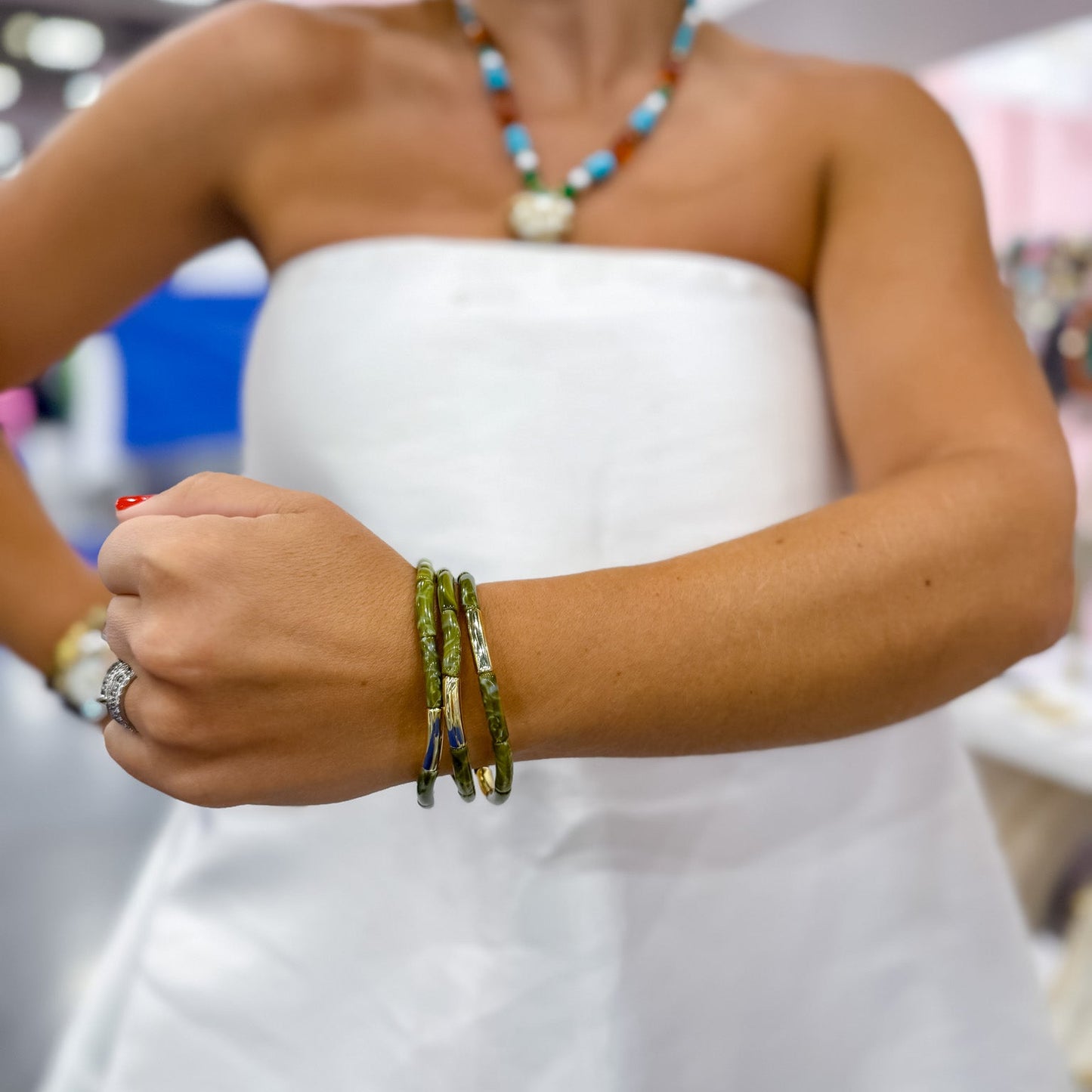 Dainty Glam Stretch Bracelet Set