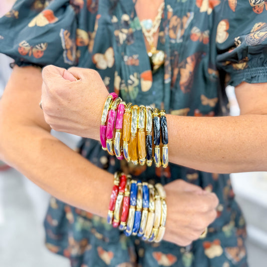 Live a Little Skinny Stretch Bracelet