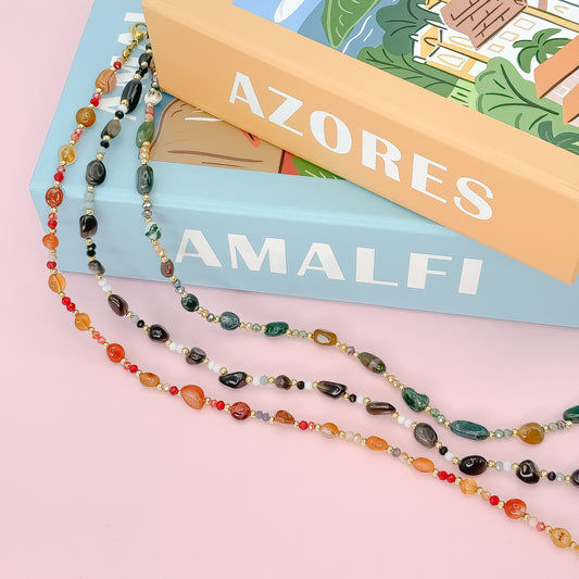 Colors of Autumn Beads Necklace
