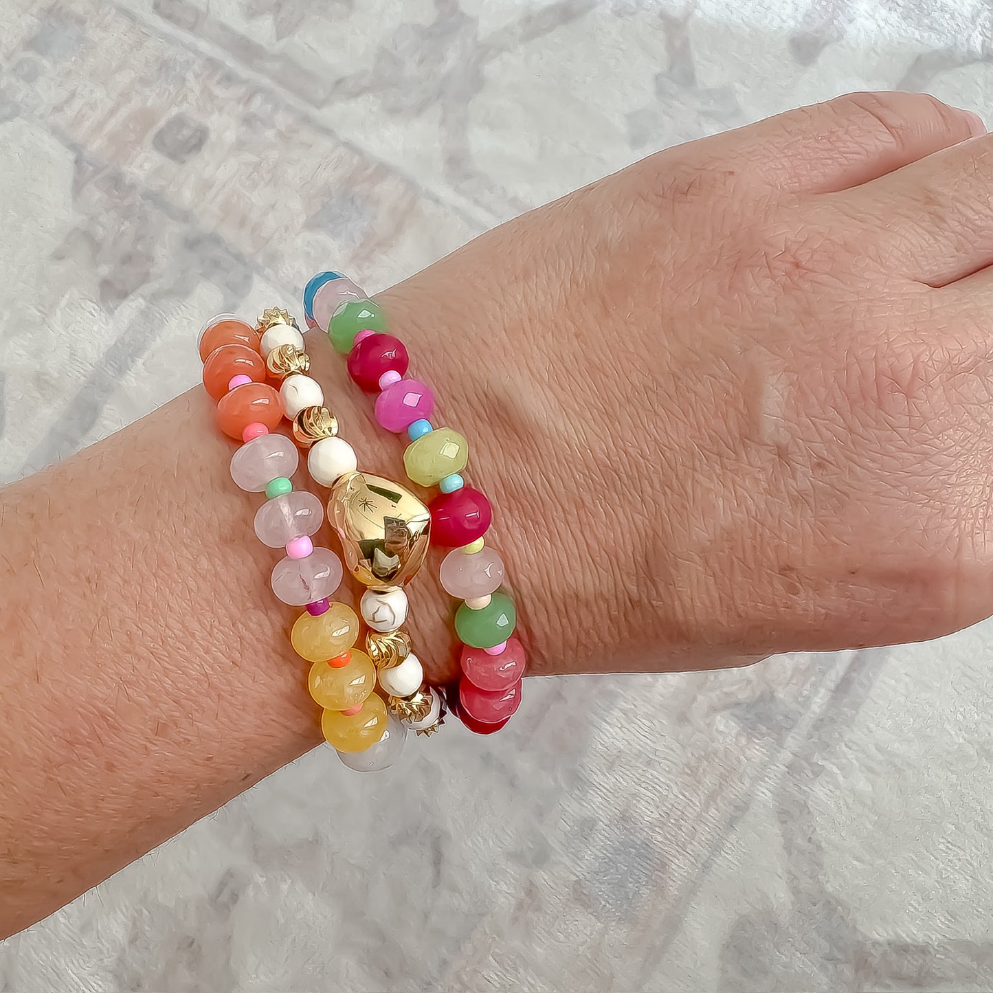 Pretty Sunny Bracelet Stack