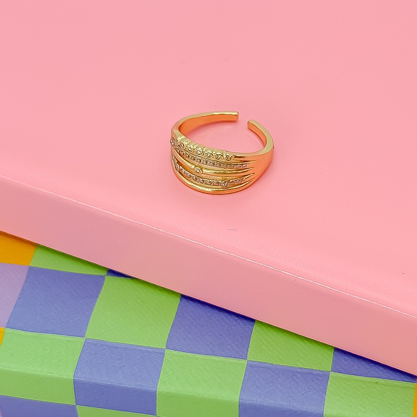 Sparkle Stack Ring