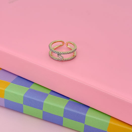 Double Dazzle Ring