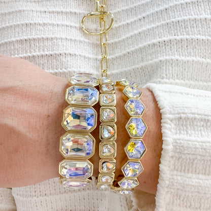 Iridescent Heart Stack Set