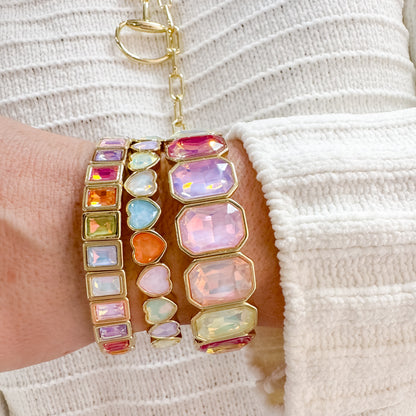 Sparkle Multi  Heart Stack Set