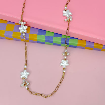 Picking Flowers Beaded Necklace