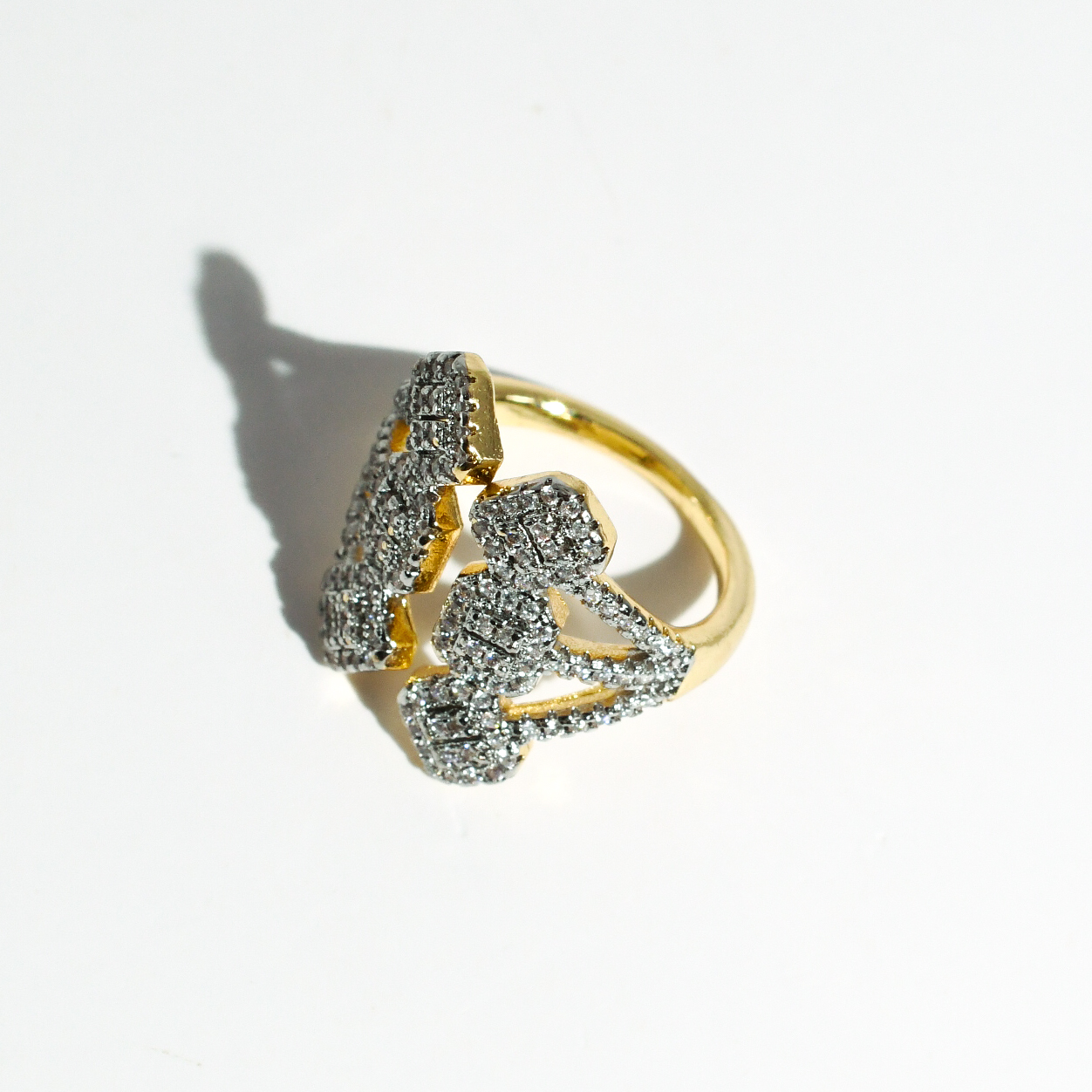 hypoallergenic ring, waterproof ring, tarnish free jewelry, boutique wholesale jewelry, dainty gold ring, gemstone statement ring, sparkly cubic zirconia ring, high quality jewelry gifts, elegant gold plated ring, trendy fashion ring, pastel gemstone ring