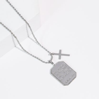 Isaiah 40:31 Silver Necklace